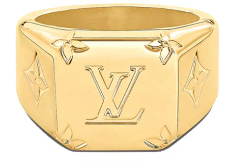 louis vuitton monogram flower ring|louis vuitton signet ring.